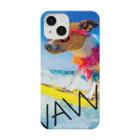 HANIの犬 サーフィンデザイン スマホケース