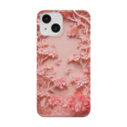 楽輝世のペーパークラフト風 水彩画「桜01」 Smartphone Case