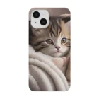 新ーARATAの毛布にくるまった子猫 Smartphone Case