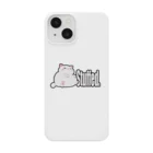 TMJ worksのぐうたら白猫。stuffed. Smartphone Case