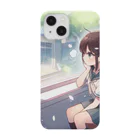 AI Creative Hub（AIクリエイティブハブ）の窓際の女子高生 Smartphone Case