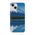 YASU1の湖に反射する富士山 スマホケース