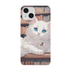 yoiyononakaの図書室の番猫03 Smartphone Case