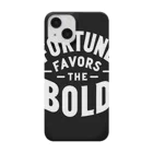 Nexa Official Shop のFortune Favors The Bold スマホケース