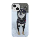 柴犬むさしの雪の中の柴犬むさし Smartphone Case