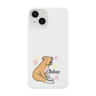 Cute mascot dogsのRelax American Pit Bull Terrier Smartphone Case