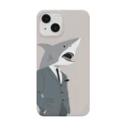 full count  animals design /究極動物工房のトップ営魚マンさめお スマホケース