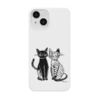 すずきいくやの白と黒の二匹の猫 Smartphone Case