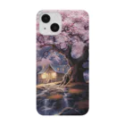 永遠の96歳の神秘的な桜と家 Smartphone Case