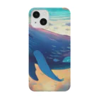 LINEスタンプっぽいグッズショップのクジラさん Smartphone Case