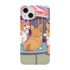 Cute dogsのI love my dogs Smartphone Case