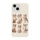 鹿児島のSUZURIアートショップの🐾『鹿児島SUZURIスペシャル猫デザイン iPhoneケース』📱 Smartphone Case