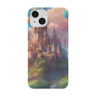 G7のショップの幻想の楽園  Fantasy Haven Castle Smartphone Case