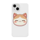 Nekonan Itemsのほっぺたんまるみかん猫 スマホケース