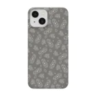 B-catの微生物パターン灰_アイテムいろいろ iPhone Smartphone Case