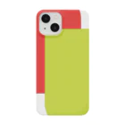 minimaltのミニマリズムデザインな気分　モダン赤と黄 Smartphone Case