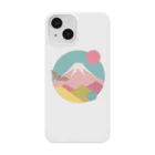 パステルな動物と食べ物と心強さとの1富士 2コウモリ 3タマネギ Smartphone Case