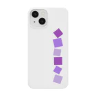 つきしょっぷの紫色の四角形 Smartphone Case