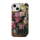 植物の絵師「洋子」の店の薔薇の花束 Smartphone Case