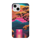 RetrowaveFlowerのRetrowaveFlower-金木犀- Smartphone Case