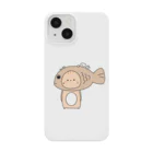 ama_mimi8のたいやきをかぶるねこ Smartphone Case