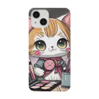 acisoneartの猫のメイクアップアーティスト Smartphone Case