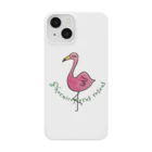 図鑑『動物達は自由奔放。』の『Phoenicopterus roseus』＝フラミンゴ Smartphone Case