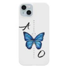 idumi-artの青い蝶　BUTTERFLY  EFFECT Smartphone Case