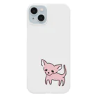 akane_art（茜音工房）のゆるチワワ（ピンク） Smartphone Case