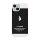 Time is BunnyのI am うさぎ男子 iPhone15 Smartphone Case