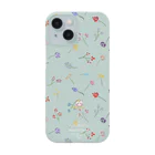 旅猫王子れぉにゃん👑😼公式(レイラ・ゆーし。)のくすみカラー【小花柄☆れぉにゃん】 Smartphone Case