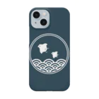 satoharuの千鳥と青海波(白抜き） Smartphone Case