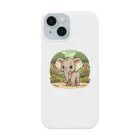 SAI.AI【ビンテージアニマル】のelephant【ビンテージアニマル】 Smartphone Case