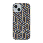 Musashi和柄Shop 【Japanese pattern】の亀甲網代スマホケース スマホケース