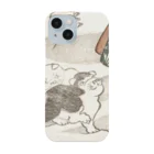 浮世絵ショップ のどぐろ　UKIYOE SHOP NODOGUROの犬　菊之烝きどり（無題）/ Kikunojo Kidori (untitled)  Smartphone Case