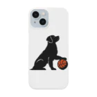 Lemon_teaの犬とバスケットボール Smartphone Case