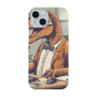 kenshopの働く恐竜 Smartphone Case