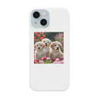 ぱむぱむのかわいい仔犬のグッズ iPhone Smartphone Case