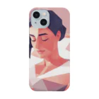 田舎老人只爺のマッサージを受けている美人 Smartphone Case