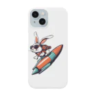 ロケットうさぎのロケットうさぎ　ミッション遂行 スマホケース