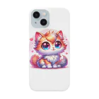 もふもふアニマルズのふわふわ大目な可愛い猫 Smartphone Case