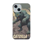 HappyFaceMarketのゴジラになりたい猫 CATZILLA Smartphone Case