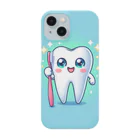kuma310のカワイイ歯のキャラクターが登場！ Smartphone Case