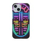 Association Against Mirroring SelfiesのAbstract_Neonsign02 Smartphone Case