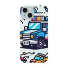 お茶目なドット絵のドッド絵車さん Smartphone Case