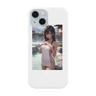 OPI_TT_RyumisVelnの褐色の女の子が贅沢な温泉でまったりと過ごしています。 Smartphone Case