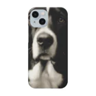 Olive_FLのレトロでかわいい写真は、一匹の愛らしい犬 Smartphone Case