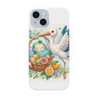 Kai🐚の幸せを呼ぶコウノトリ2/Stork of Happiness2 Smartphone Case