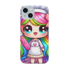 mitusan777の可愛い女の子が料理をしている様子が Smartphone Case