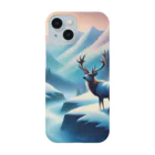 Passionista Lifestyle Emporium : 情熱的なライフスタイルエンポリウムの極光の冬景色とトナカイ Smartphone Case